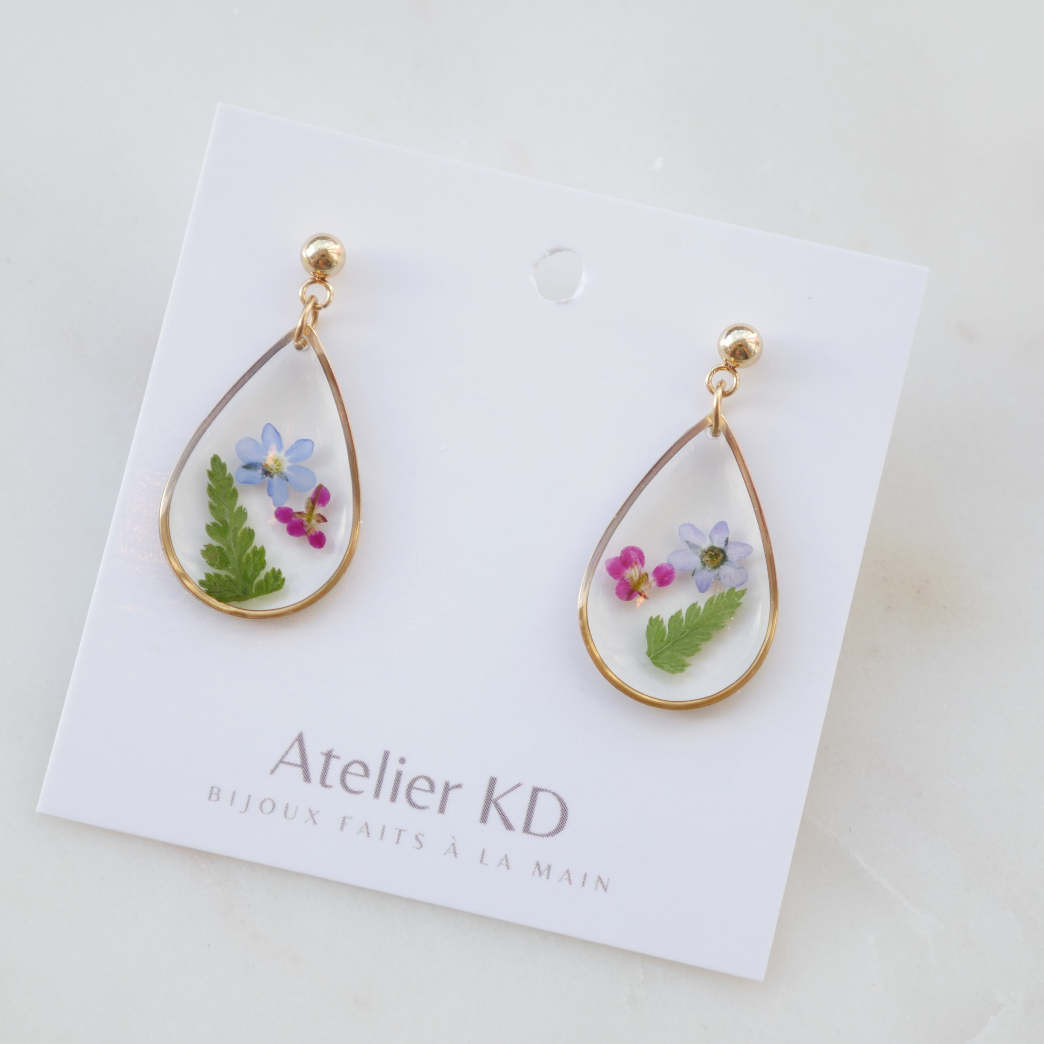 Boucles d’oreilles Lili - goutte 22mm