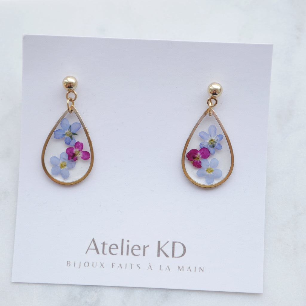 Boucles d’oreilles Lili - goutte 20mm