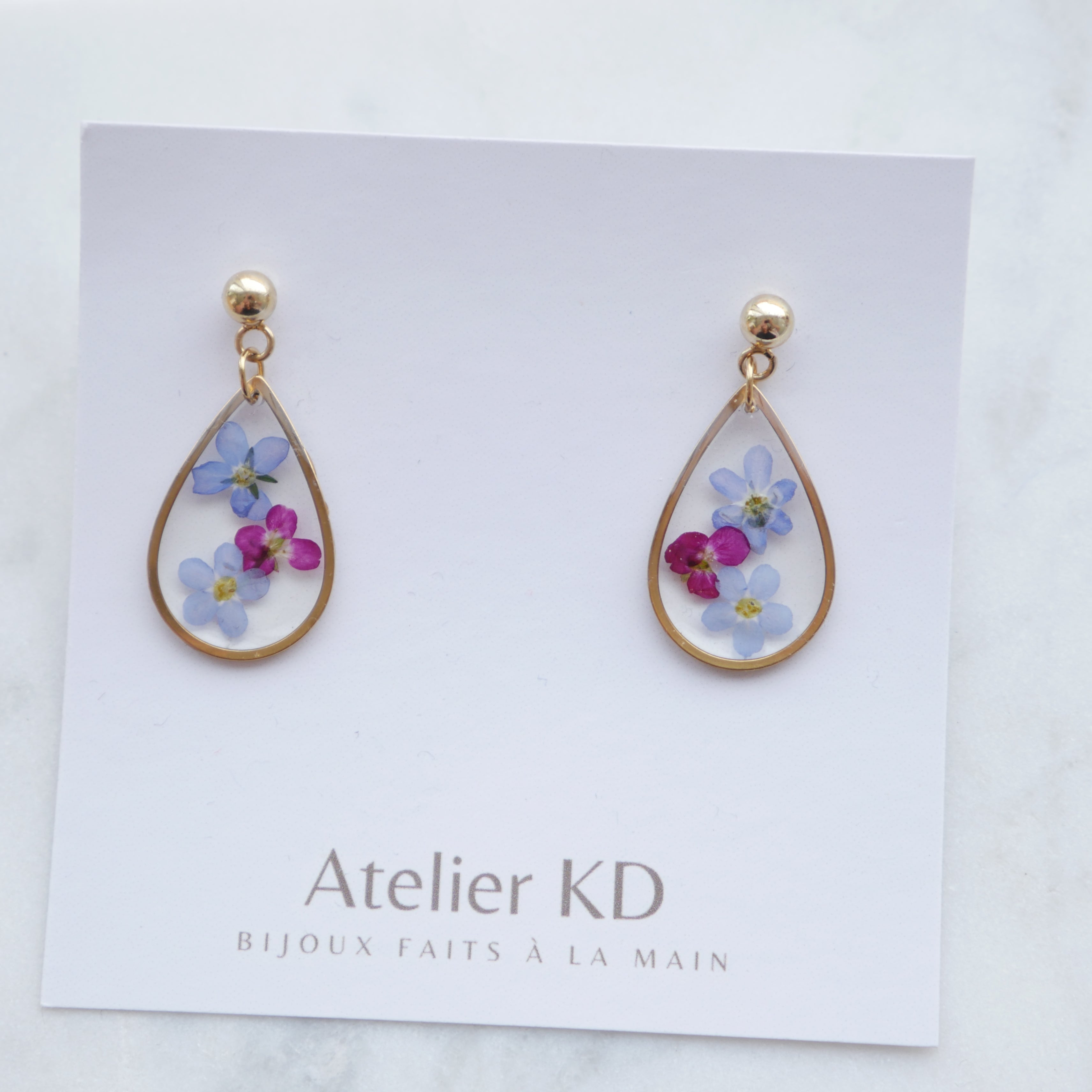 Boucles d’oreilles Lili - goutte 20mm