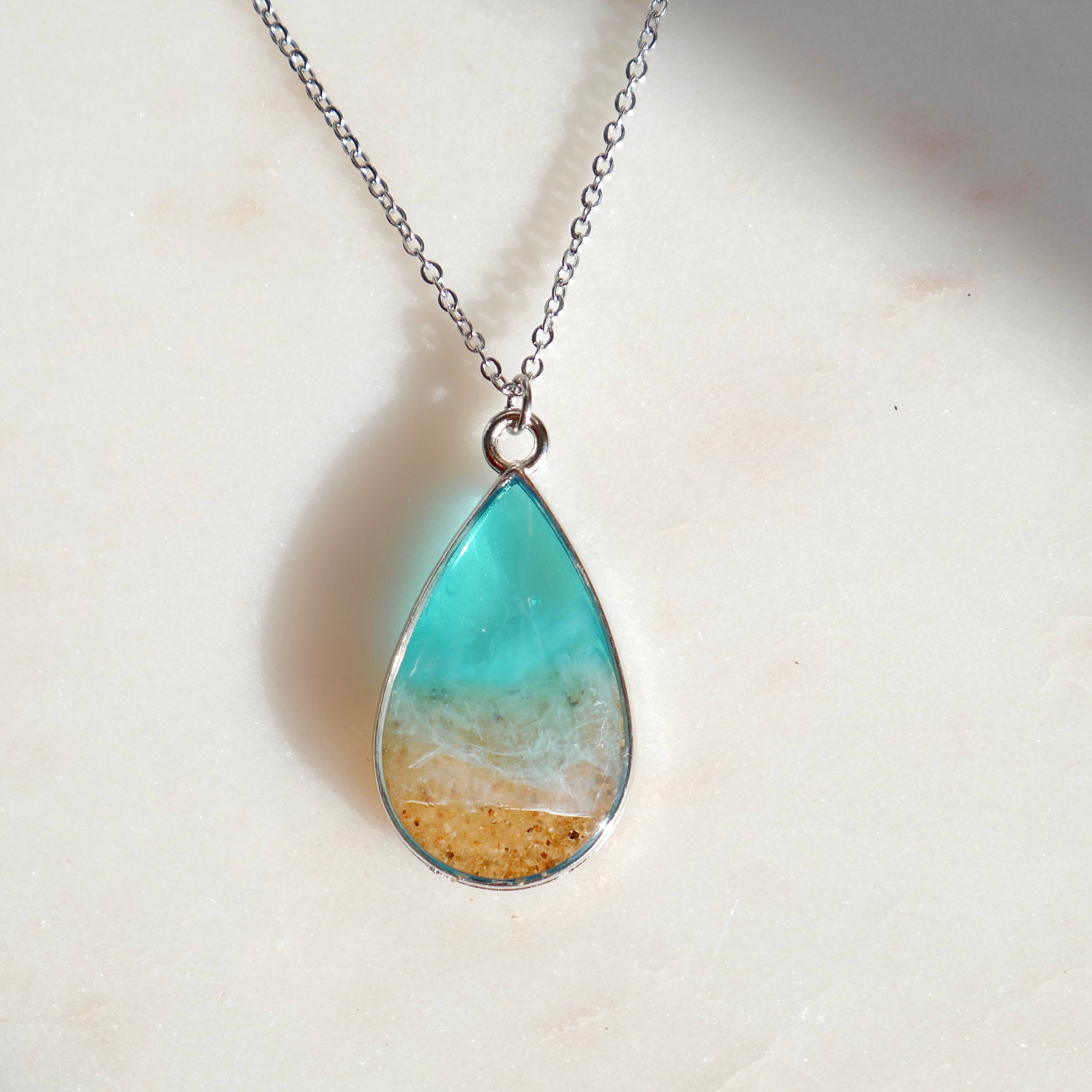 Collier Tulum - goutte (grand)
