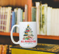 Booked for Christmas 15oz Mug – Book Lover Holiday Gift