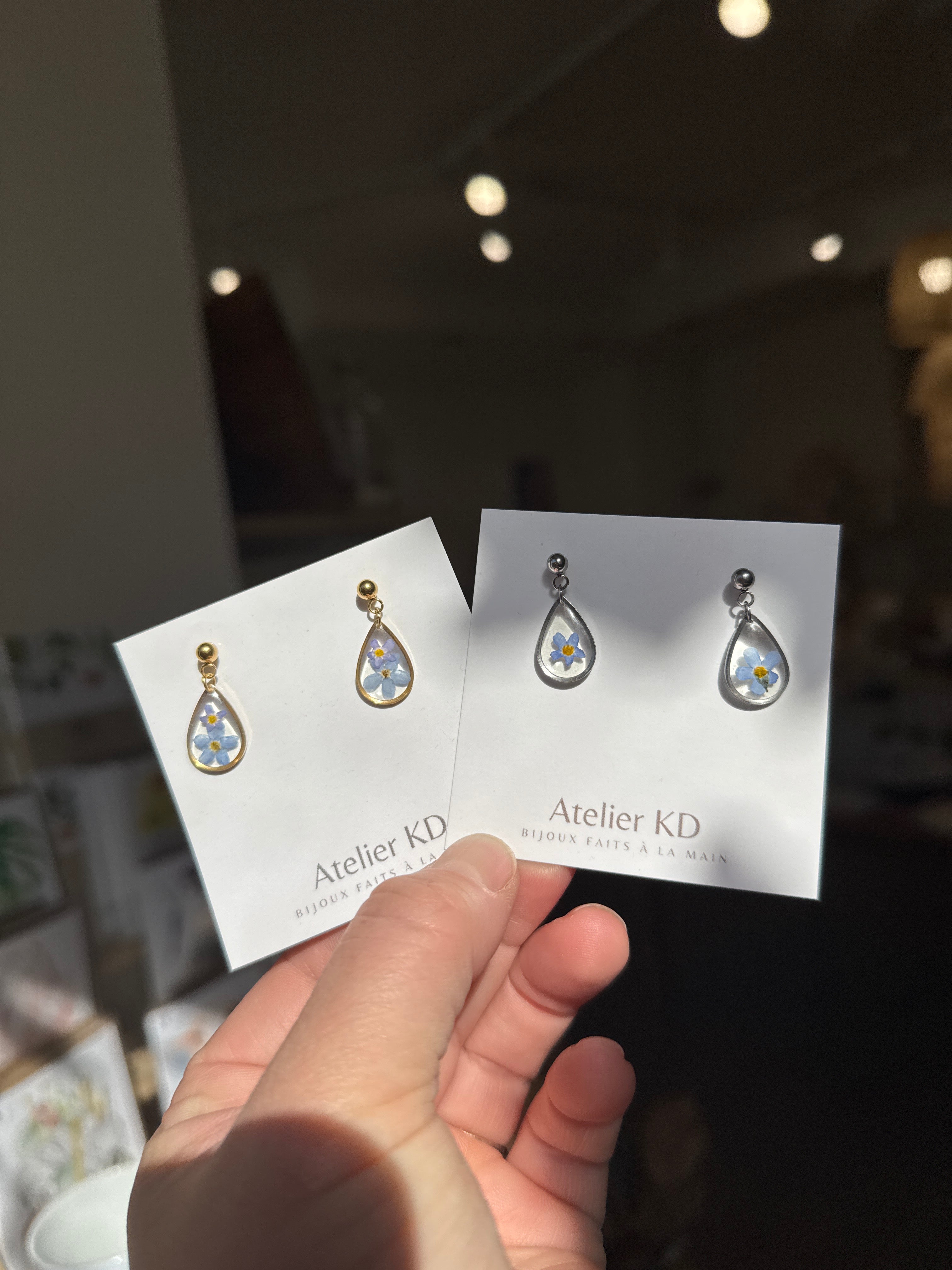 Boucles d’oreilles Mia - goutte