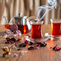 Turkish Tea Glass & Saucer Set 115ml - LAV CAY - Set of 6+6