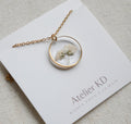 Collier Gigi duo blanc - rond (medium)