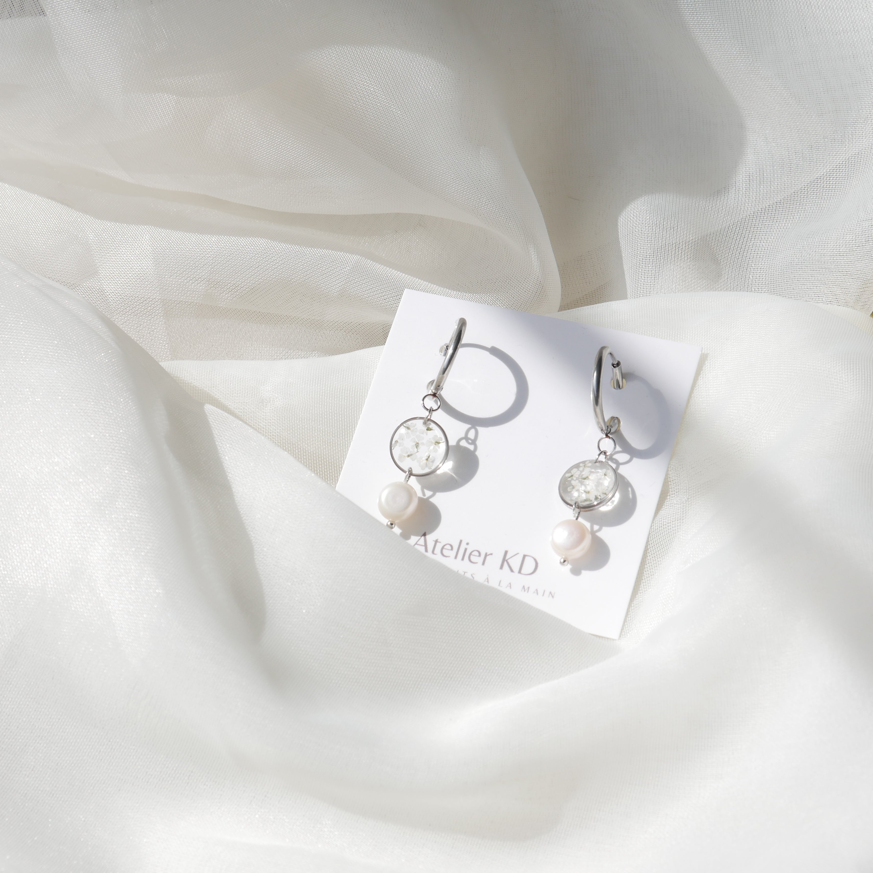 Boucles d'oreilles Perla  - Lola rond