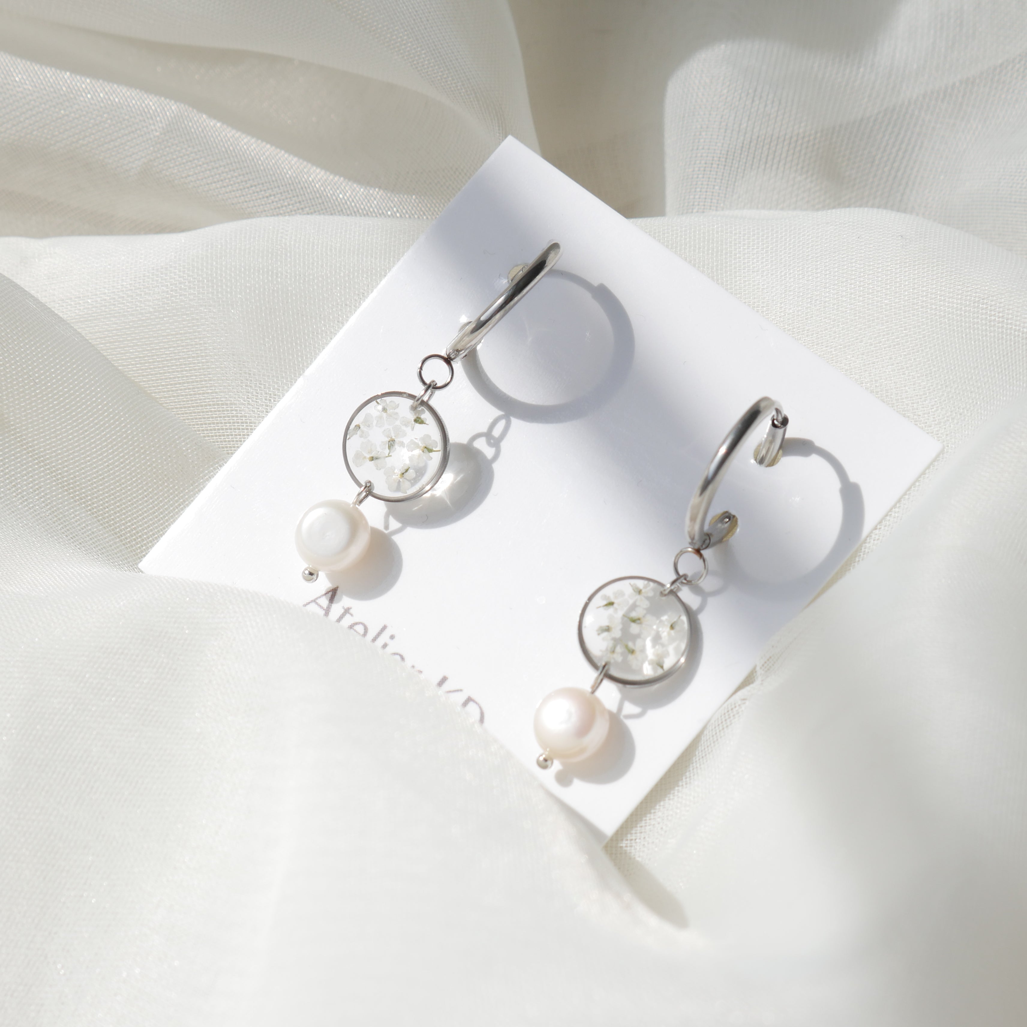 Boucles d'oreilles Perla  - Lola rond
