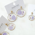 Boucles d'oreilles Léa - rond (moyen 25mm)