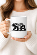Bear Forest Mug — Rustic Mountain Wildlife Coffee Cup
