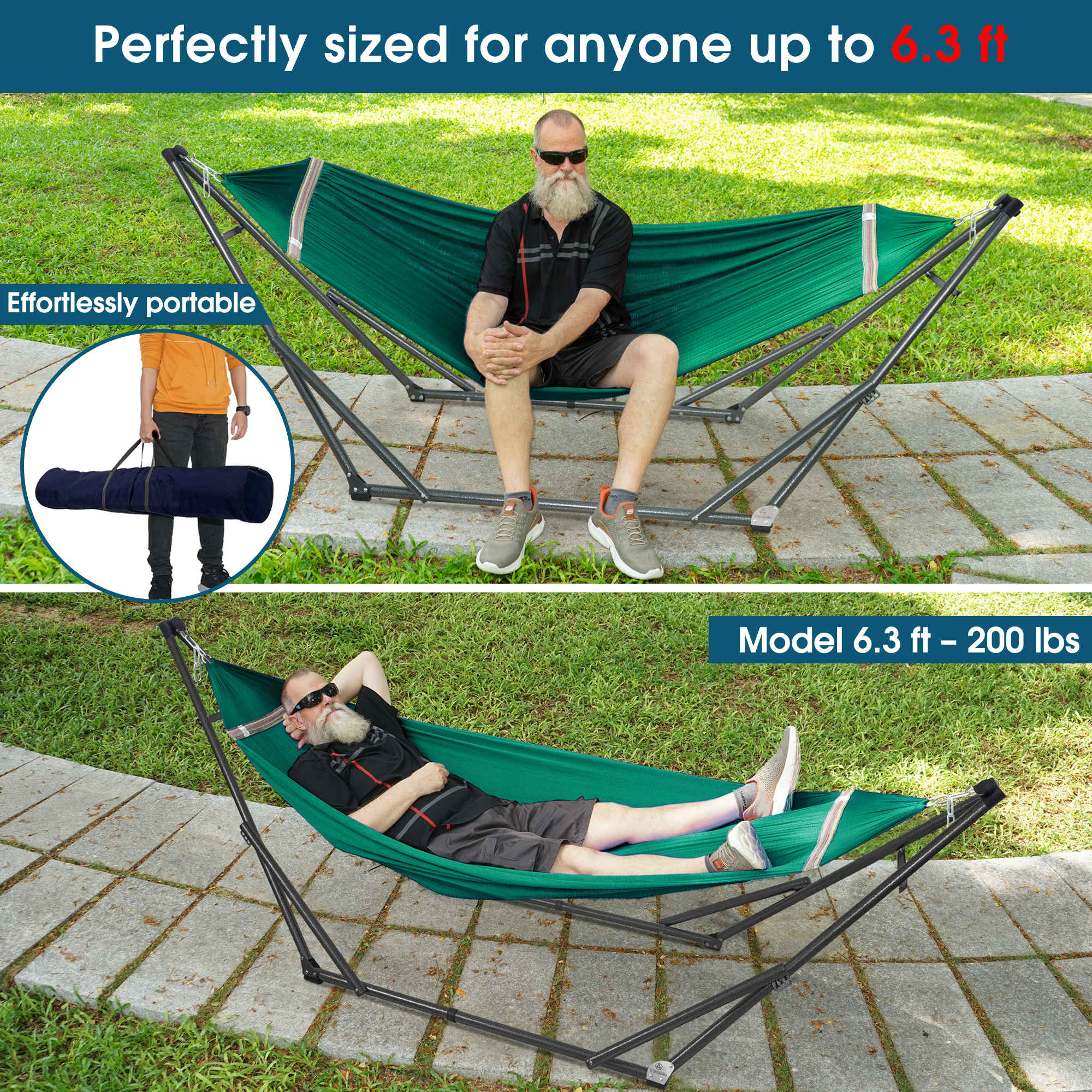 Original Collapsible Hammock with Stand