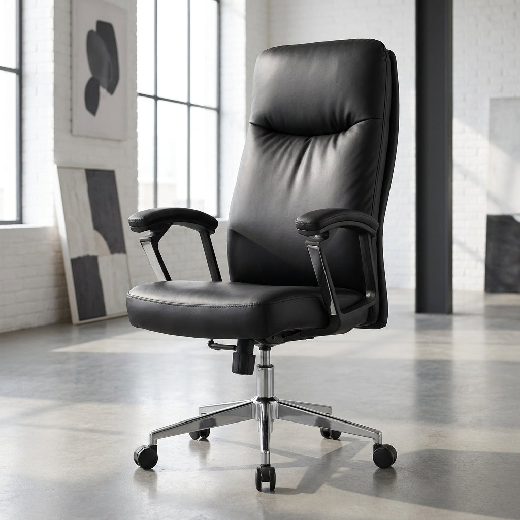 Ljubljana Full-Grain Leather Office Chair
