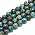 Blue Wave Jasper Gemstone Bead (Dyed)
