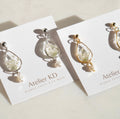 Boucles d’oreilles Perla - fleurs sauvages goutte (moyen)