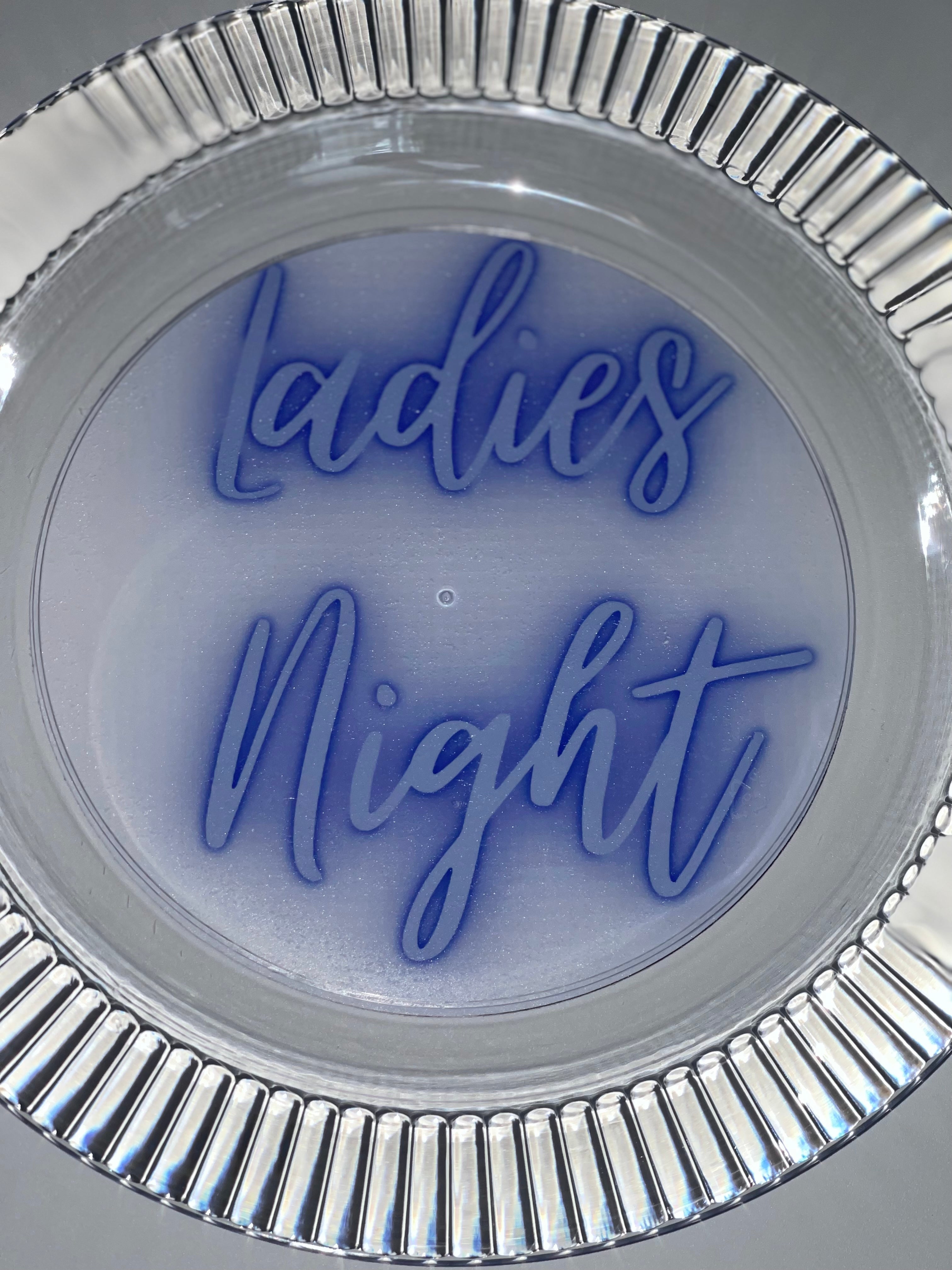 Custom Plates Set of 12 - Durable Food-Safe Party Plates