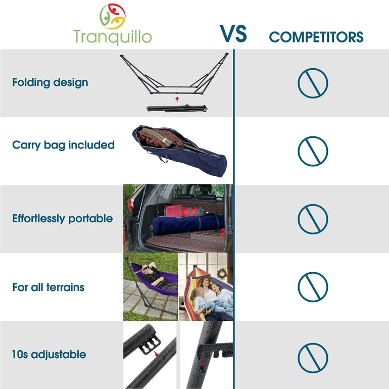 Original Collapsible Hammock with Stand