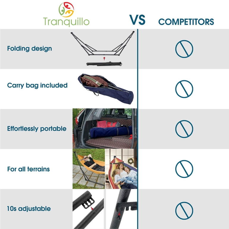 Original Collapsible Hammock with Stand