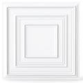 Drop Ceiling Tiles 24" x 24" PVC Ceiling Panels with 3D Decorative Patterns 12-Pack-White