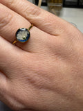 Bague Celeste -  mini rond (ajustable)