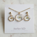 Parure Gigi blanc - hexa (moyen)