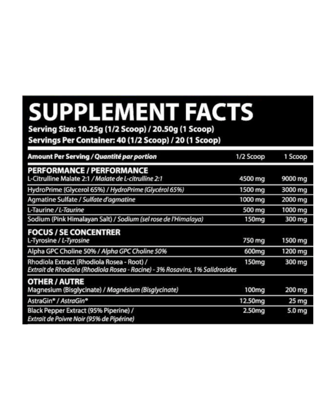 APE-X Ape Pump+ Stim Free Pre-Workout