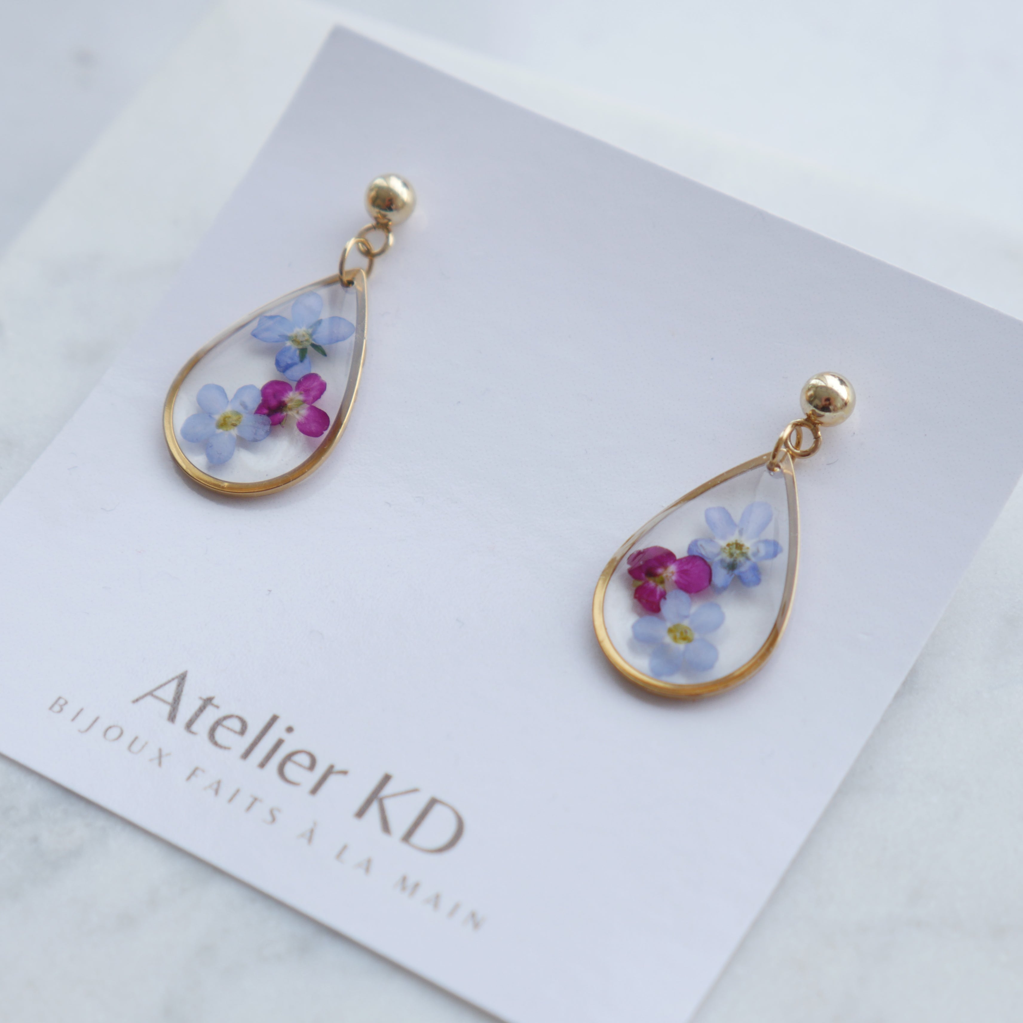 Boucles d’oreilles Lili - goutte 20mm