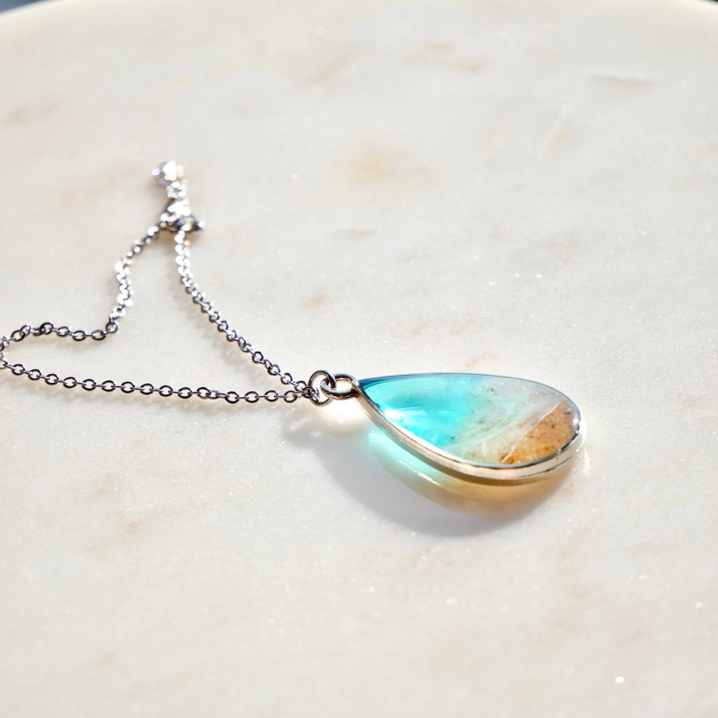 Collier Tulum - goutte (grand)