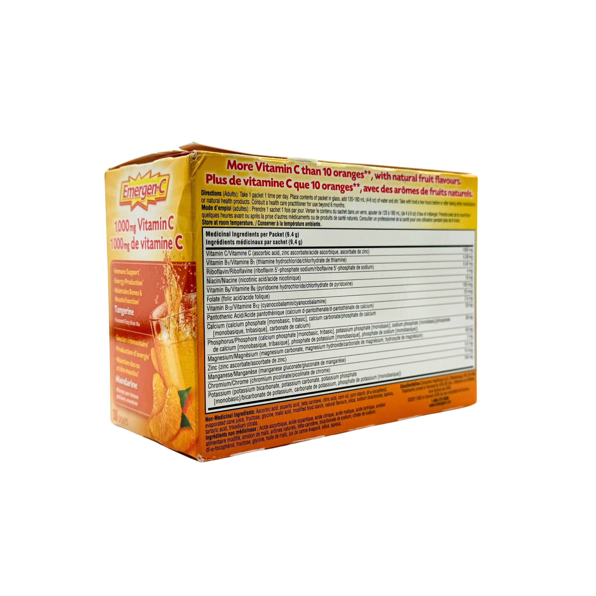 Emergen-C Vitamins C Powder Supplement 30 Count