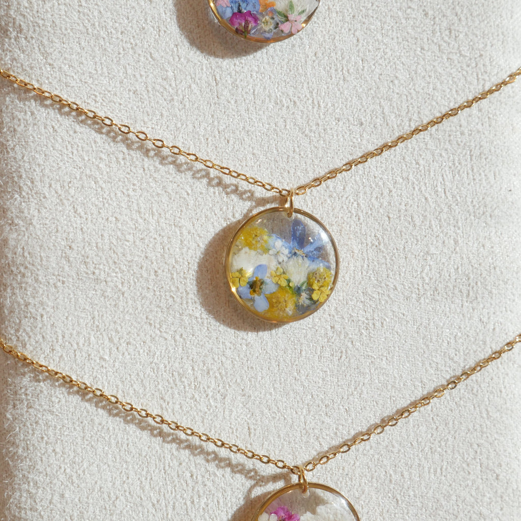 Collier bouquet - rond