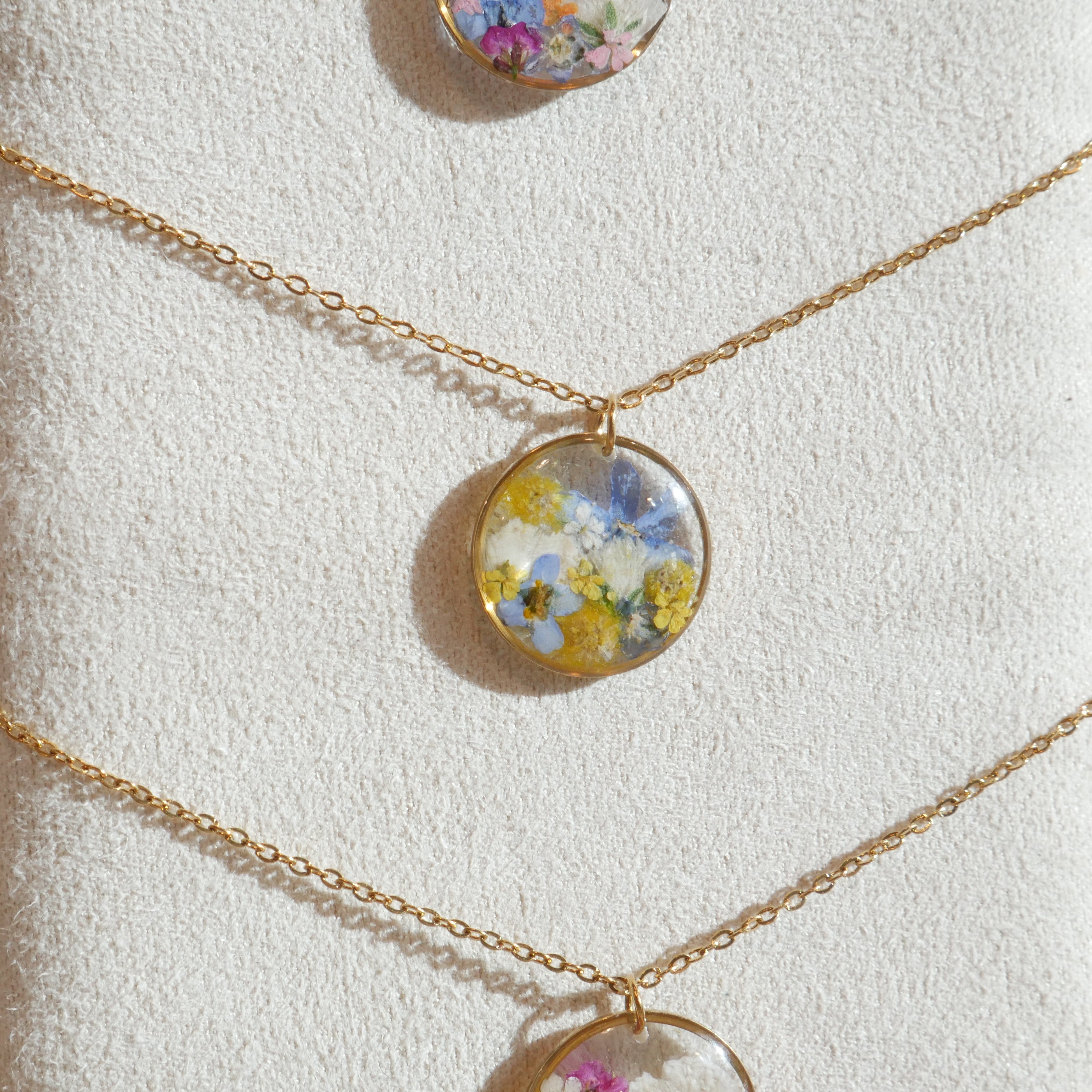Collier bouquet - rond