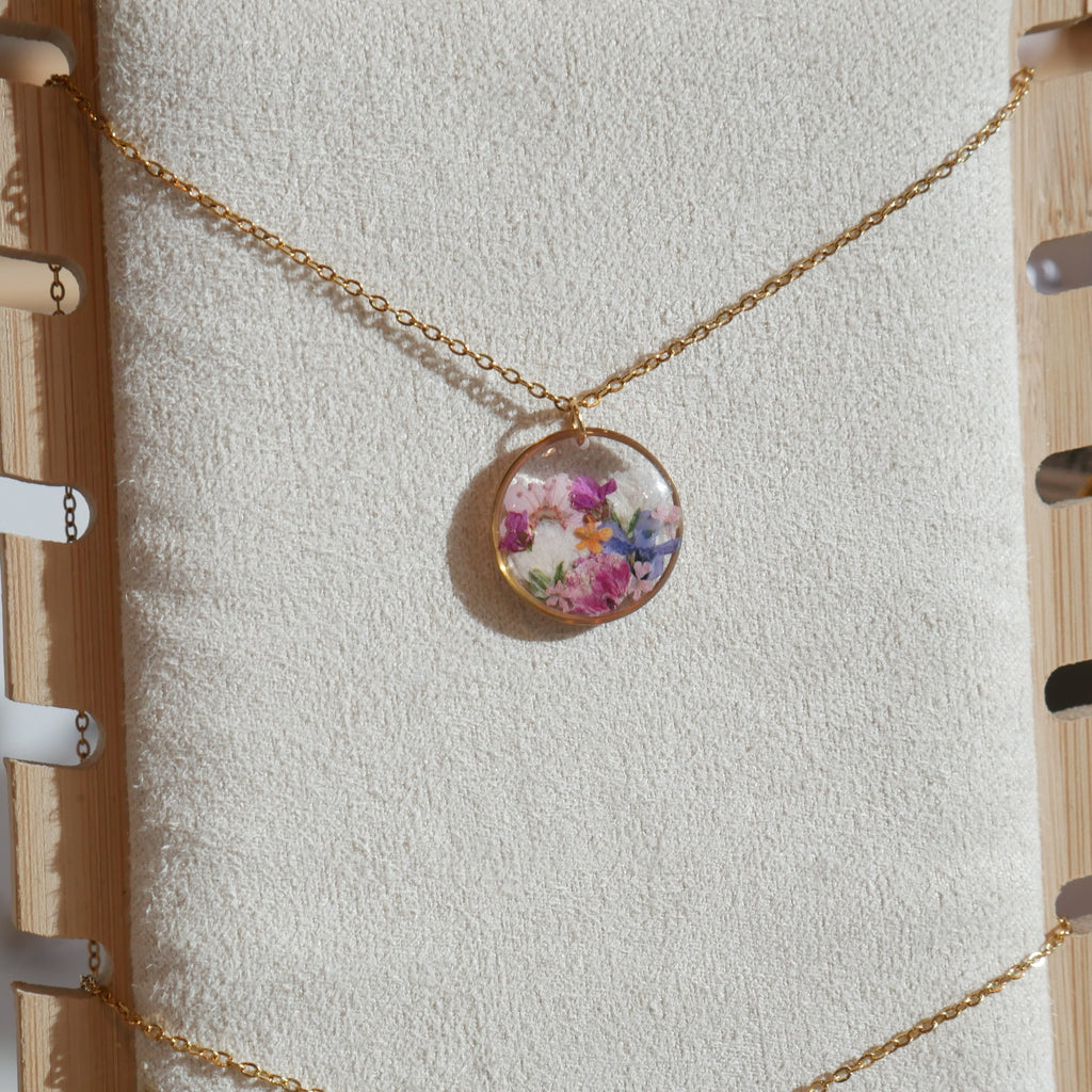 Collier bouquet - rond