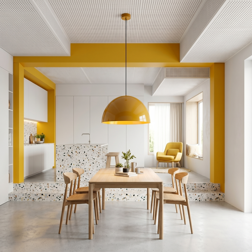 FARO Large Dome Pendant Light for Kitchen Island & Dining Table