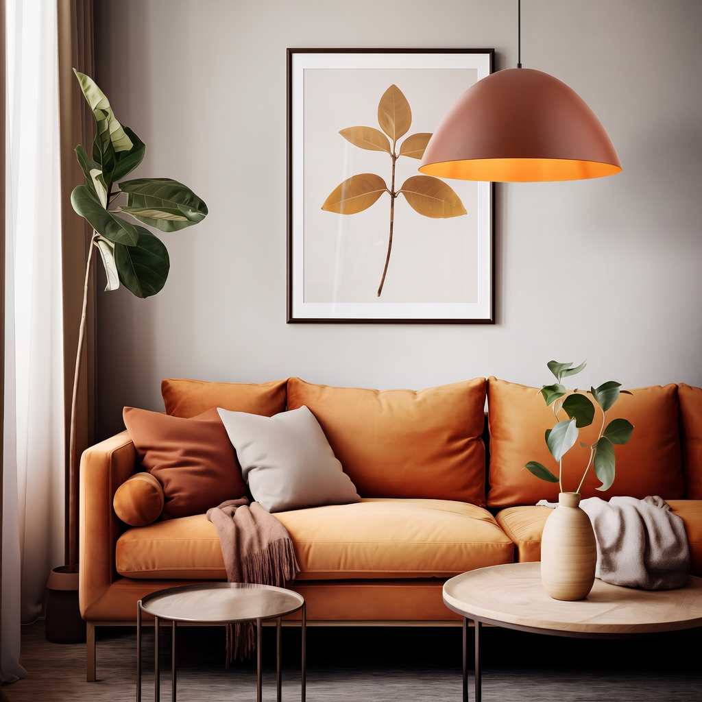 FARO Large Dome Pendant Light for Kitchen Island & Dining Table