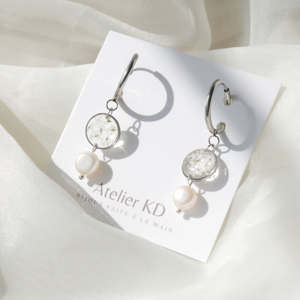 Boucles d'oreilles Perla  - Lola rond