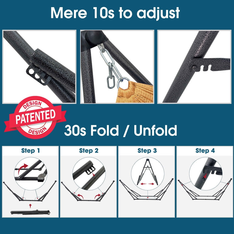 Original Collapsible Hammock with Stand