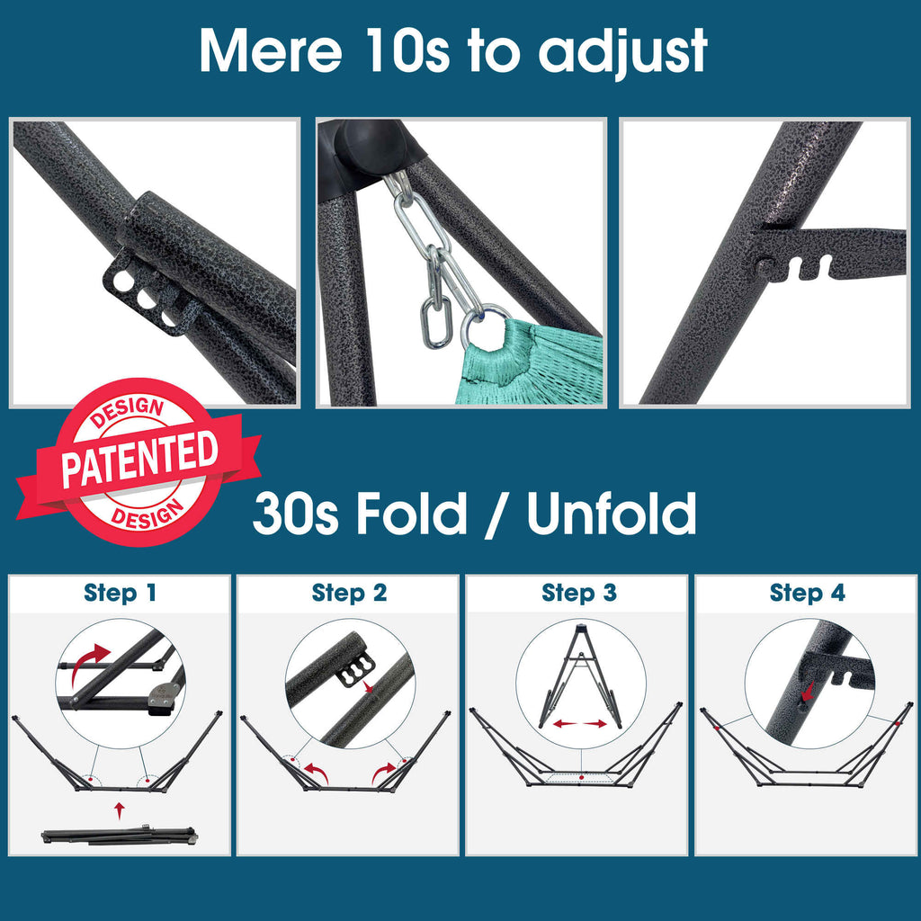 Original Collapsible Hammock with Stand