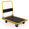 Folding Platform Cart Dolly Hand Truck-Black