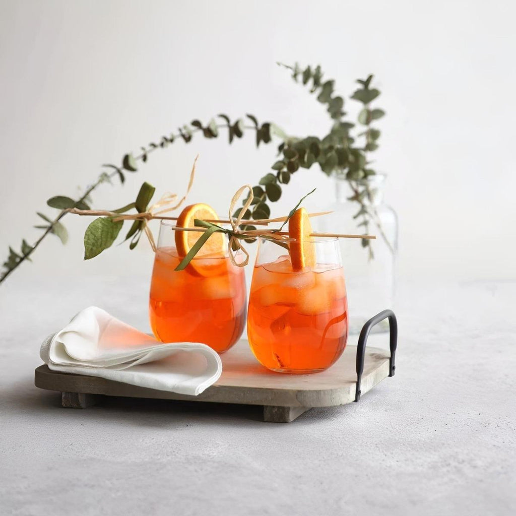 Stemless Wine Glasses 16 Oz - LAV GAIA - Set of 6