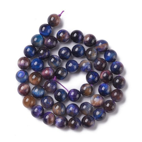 Galaxy Tigers Eye Gemstone Bead