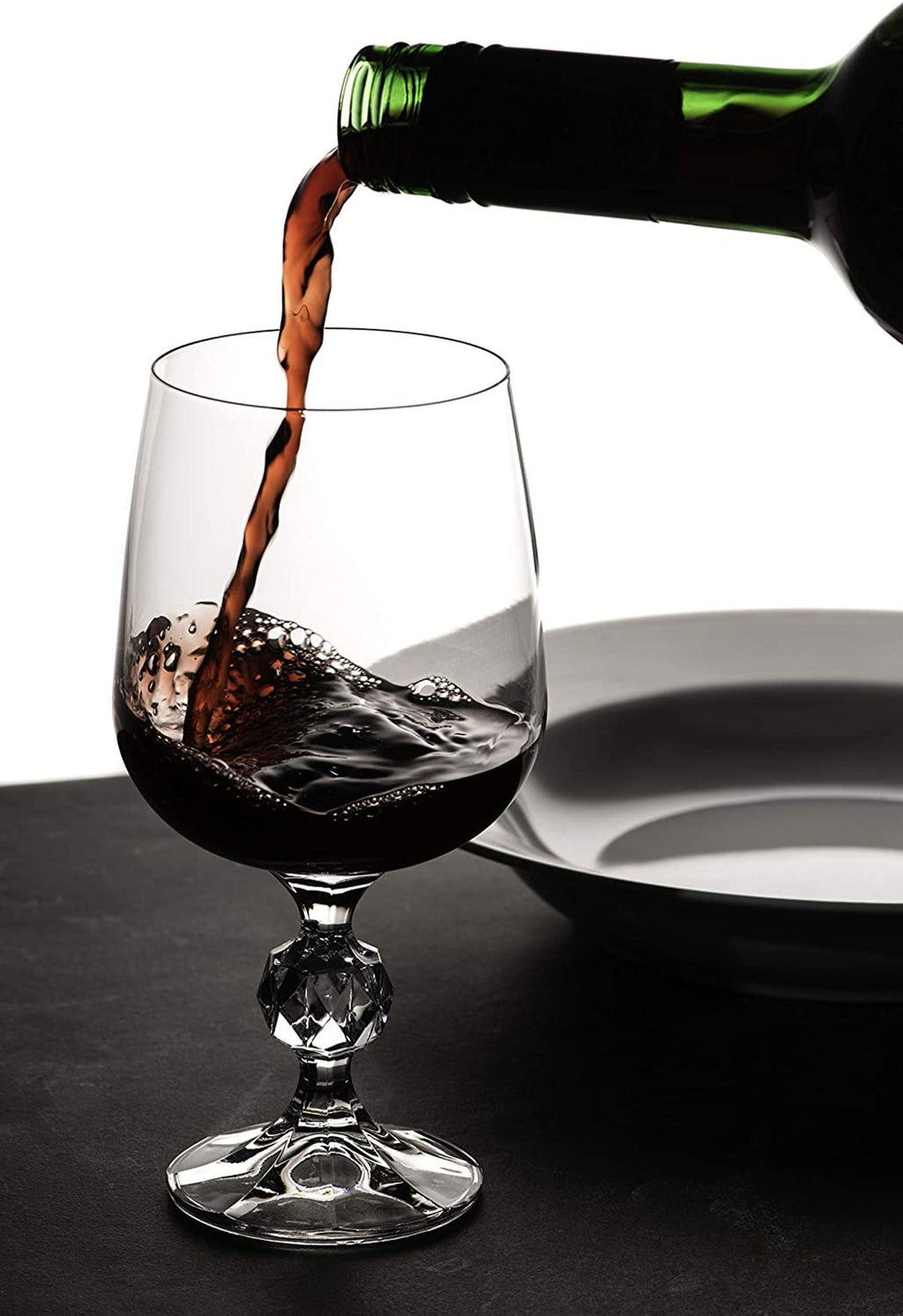 Crystal Wine Glasses 8 Oz - CRYSTALEX - Set of 6