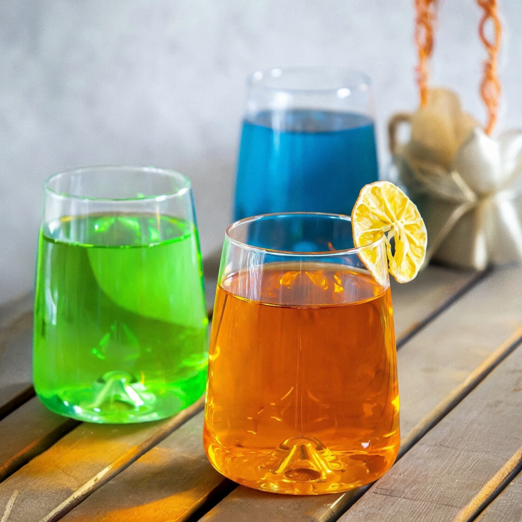 Stemless Wine Glasses - LAV TERRA - Set of 6