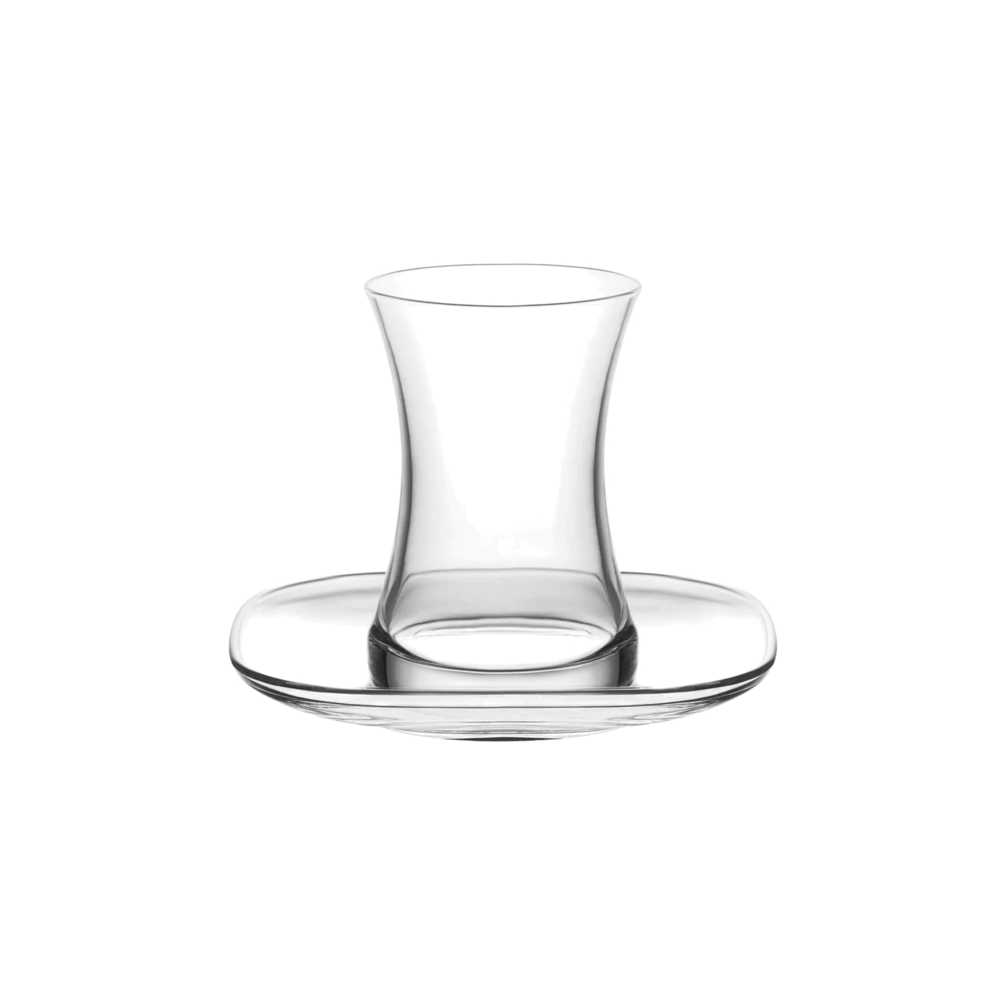 Turkish Teacup and Saucer Set 155ml - LAV ZEN - Set of 6+6