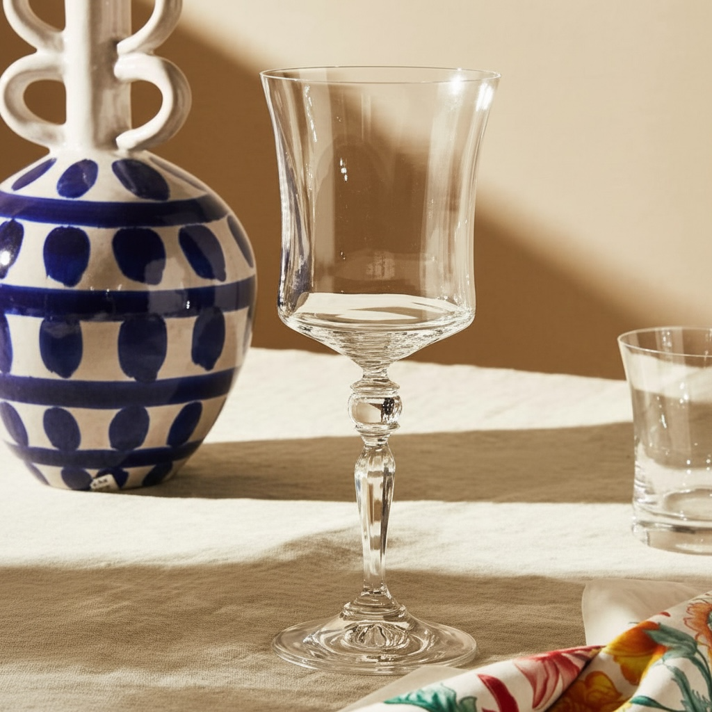 Crystalex Grace Bohemian Crystal Wine Glasses 185ml — Set of 6