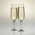 Crystalex Julia Bohemian Crystal Champagne Flutes 180ml — Set of 6