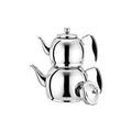 Stainless Steel Turkish Çaydanlık Double Teapot Set — 1L Teapot & 2L Kettle | Induction Ready