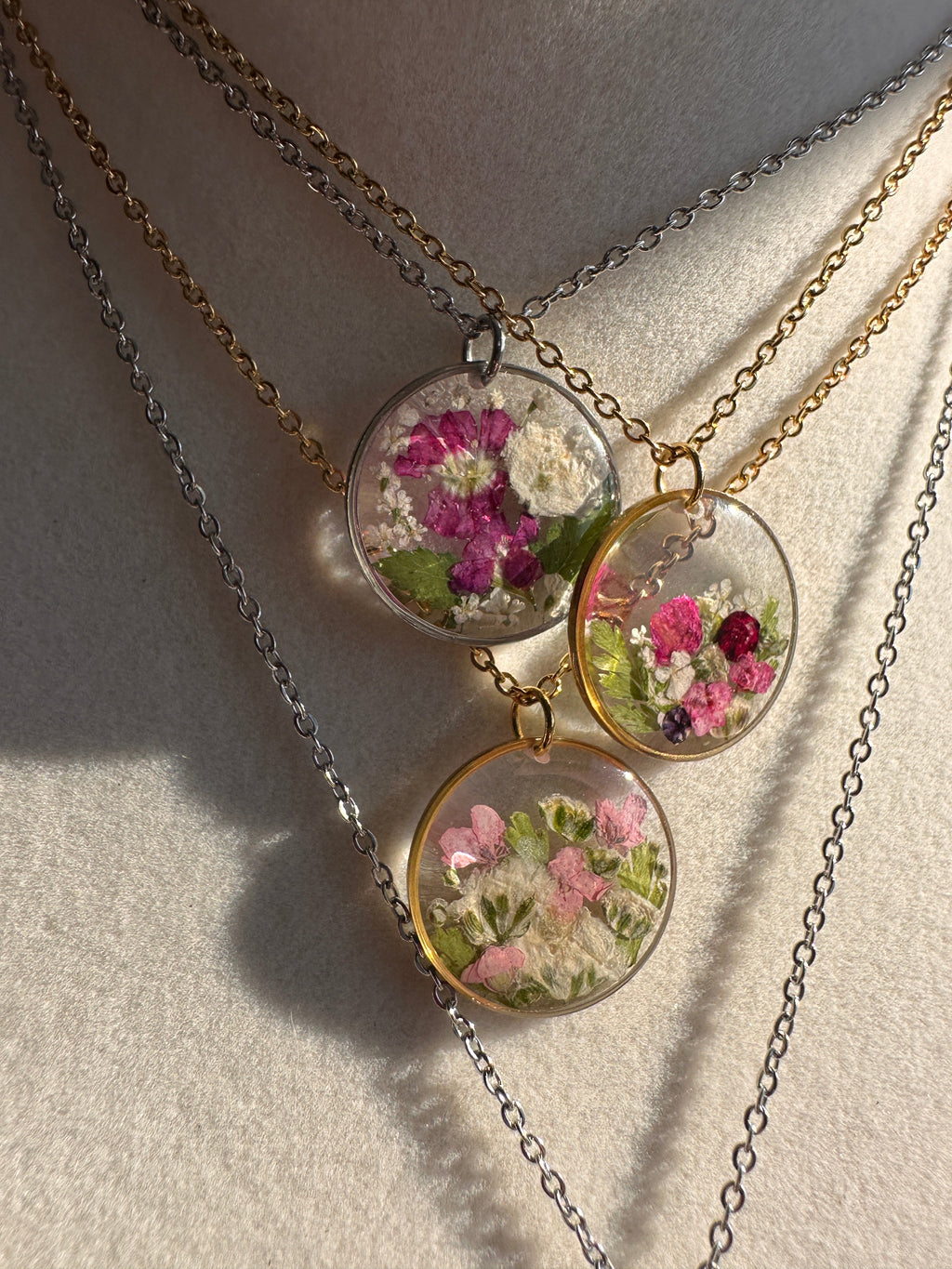 Collier bouquet - rond
