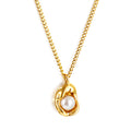 Sculptural Pearl Pendant