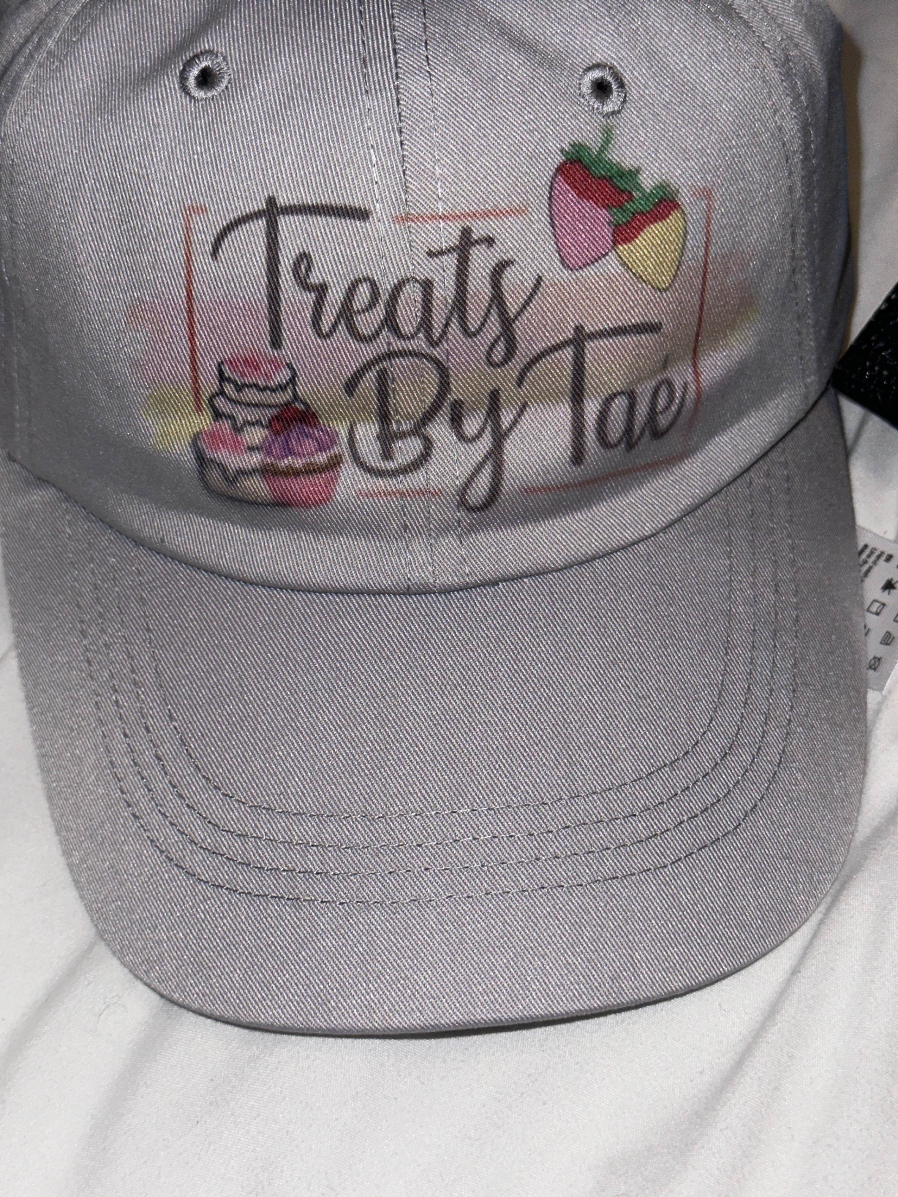 Personalized Black Mesh & Grey Caps