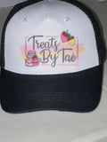 Personalized Black Mesh & Grey Caps