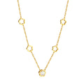 Pearl Blossom Cascade Necklace