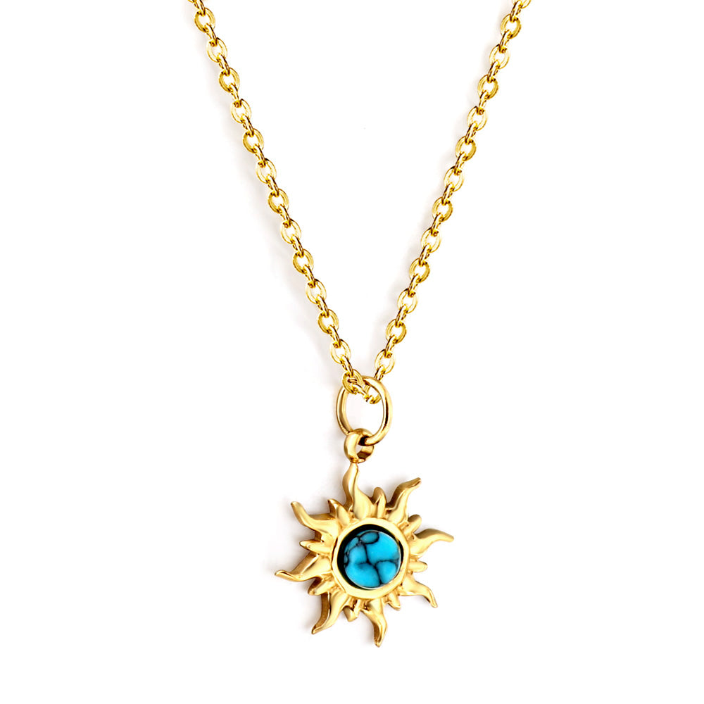 Azure Bloom Pendant