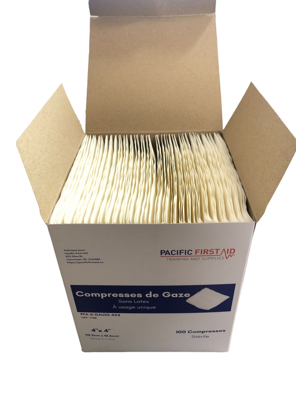Sterile Gauze Pad 3"x 3" & 4"x 4"